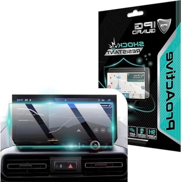 Esranın Dünyası Peugeot 2024 Rifter 10 Inch Navisyon Için 9h Nano Ipg Active Ekran Koruyucu,