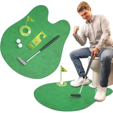 Esranın Dünyası Potty Putter Toilet Time Golf Me