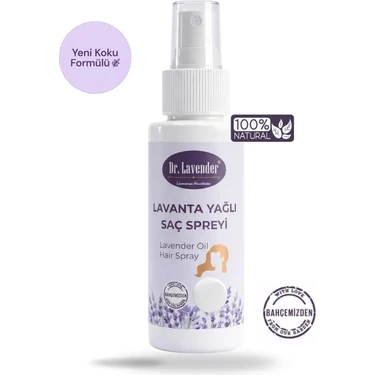 Dr. Lavender Lavanta Yağı ve Suyu Saç Spreyi 100 ml –  Doğal ve Günlük Kullanıma