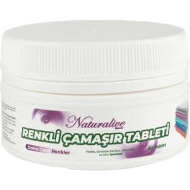 Naturalive Beauty Naturalive Renkli Çamaşır Tableti 60