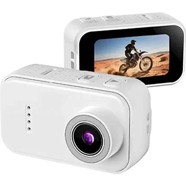 Uravas Store F2 2k 1080P Parmak Kamera 130° Geniş Açı IPS Ekranlı 25G Mini Taşınabilir Cep Kamerası