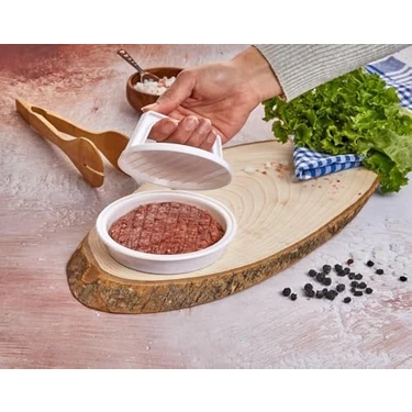 Hamburger ve Köfte Kalıbı Şekillendirici Pratik Köfte Yapma Aparatı ve Şekilli Patates