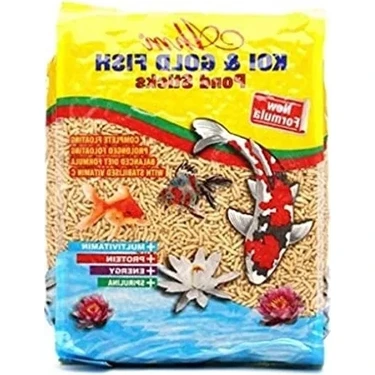 Hakay 1 kg Ağırlığında Koi Goldfish Doğal Havuz Sticks, Balık