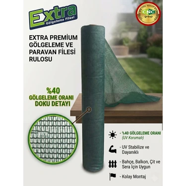 Extra Gölgeleme Filesi  %40 - 30