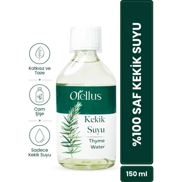 Orellus Kekik Suyu %100 Saf ve Ferahlatıcı Ağız Bakımı Suyu 150