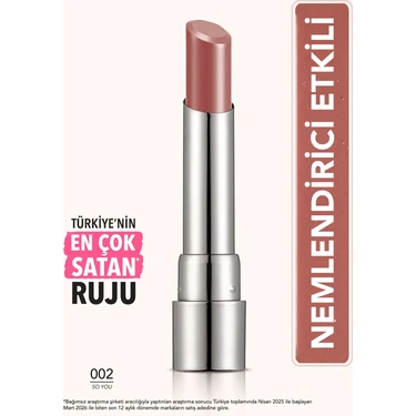 Flormar Sheer Up Yarı Saydam Renk Veren Nemlendirici Stick Parlak Ruj - 002 So