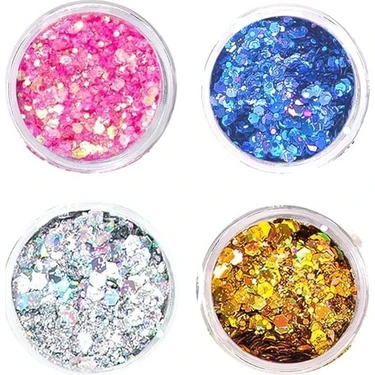 Esranın Dünyası Altın Kendinden Yapışan Makyaj Simi Glitter