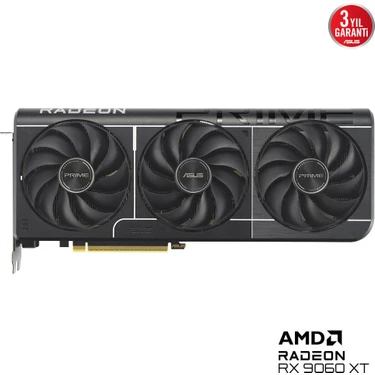ASUS PRIME-RX9060XT-O16G-AMD-RADEON-RX 9060 XT-16G-16GB Fiyatı