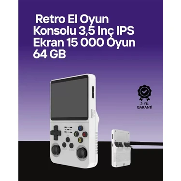Nemere İthalat 64 GB Retro Oyun Konsolu – Çoklu Emülatör Desteği, Linux Tabanlı Açık Sistem Nemere