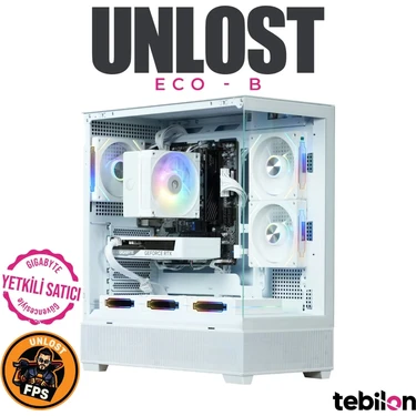 Tebilon Unlost Eco-Amd Ryzen 7500F-GIGABYTE A620M-GIGABYTE Geforce Rtx 5060 Eagle Ice 8GB-16GB-1TB