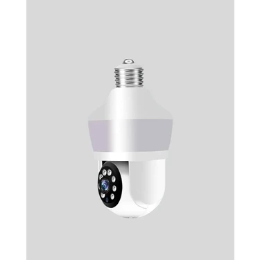 Uravas Store 360° Full Hd Wi-Fi Akıllı Ampül Kamera Gece