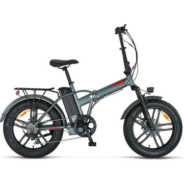 Mosso Ignera-Rr Elektrikli Katlanır Bisiklet 420H Hd 20 Jant 7 Vites Mat Antrasit