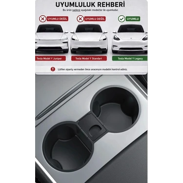 Li Parts Tesla Model Y/3 Bardaklık-Juniper
