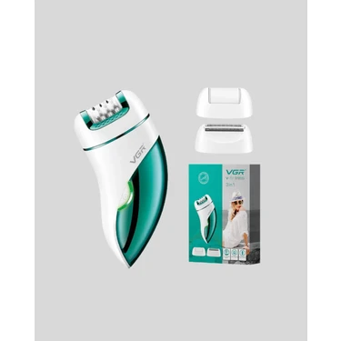 Uravas Store 3 In 1 Epilatör Metal Başlıklı Ipx5 Su Geçirmez 90 Dakika Şarjlı Epilasyon