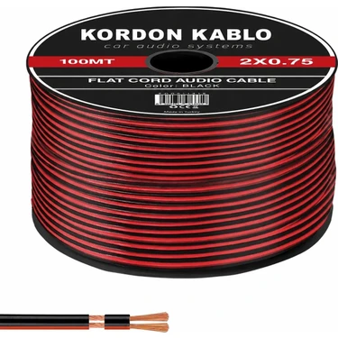 Yeşim Kablo Kordon Kablo 2 x 0.75 mm 100