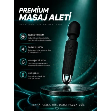 X-Men Soft Pürüzsüz Silikon Güçlü Titreşimli Masaj Aleti ve Vibratörü +