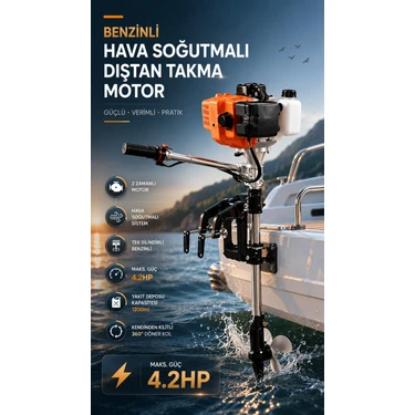 Wüber Turbo x Pro Plus 4.2 Hp Hava Soğutmalı Tekne