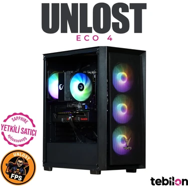 Tebilon UNLOST ECO-Amd Ryzen 7500F-MSI A620M-SAPPHIRE Radeon RX9060 Xt PULSE-16GB-500GB Ssd-Oem