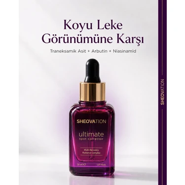 Leke Karşıtı Serum 30 ml | Traneksamik Asit, Alpha Arbutin, Niacinamide ve C Vitamini ile Ton