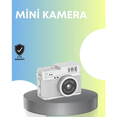 Renas Store Mini Dijital Kamera 1080P Full Hd Dahili 128GB