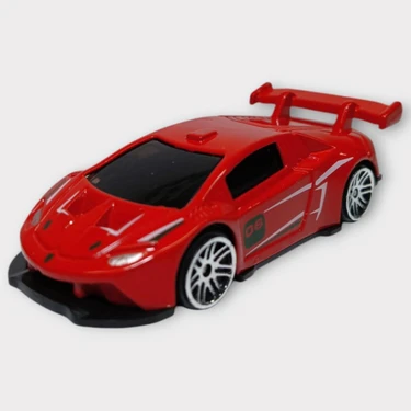 TeknoKapsül Metal Mini Arabalar 8 cm - Kırmızı - 3