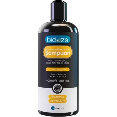 TeknoKapsül Bidoze Ardıç Katranı & Keratin Şampuanı 400 ml | Kepek, Kaşıntı Dökülme
