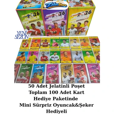 Emrah Gültekin 2026 World Cup Futbolcu Kartları 50 Jelatinli Fiyatı