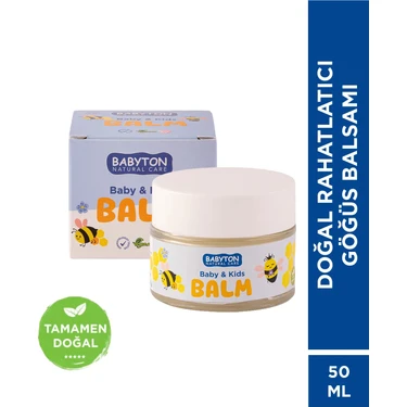 Babyton Doğal Rahatlatıcı Göğüs Balsamı 50