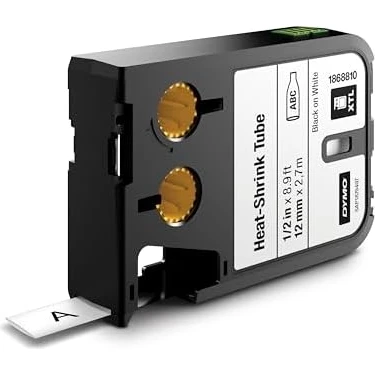Dymo Xtl Isıyla Küçülen Etiketi,12 mm x 2.7 M