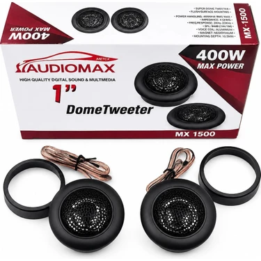 Audiomax Tweeter 5cm - 400W Tiz - Audiomax 5cm Kapı ve Direk Fiyatı