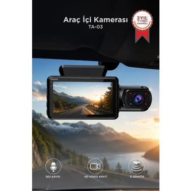 Torima Araç İçi Kamera Gece Görüşlü LCD Ekranlı 1296P G Fiyatı