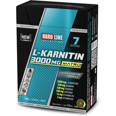 l carnitine 3000 mg fiyatı Hardline Nutrition L-Karnitin Matrix Carnitine supplements