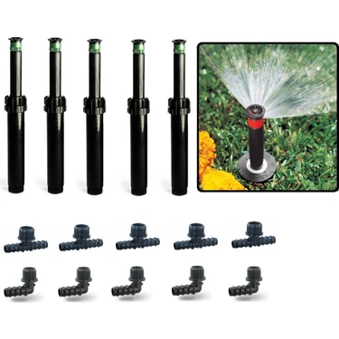 Mgf Plast 5 Ad. x 17-A(5mt Yarıçap ) Hunter Çim Sulama Sprey Fıskiye ve Ek