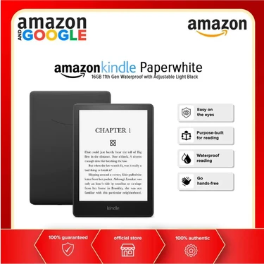 Amazon Kindle Paperwhite 11. Nesil 16 GB Siyah E-Kitap Kitabı