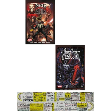 Marmara Çizgi Venom King In Black Cilt 1 ve 2 Set + Özel Kitabı