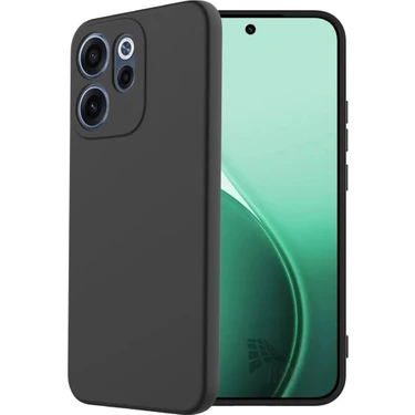 Prolysus Oppo RENO15 Pro Kılıf Kamera Korumalı Siyah Yumuşak Silikon