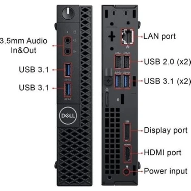 Dell Optiplex 3070 Micro Core İ5-9500T 16GB Ddr4 256GB M2 Fiyatı
