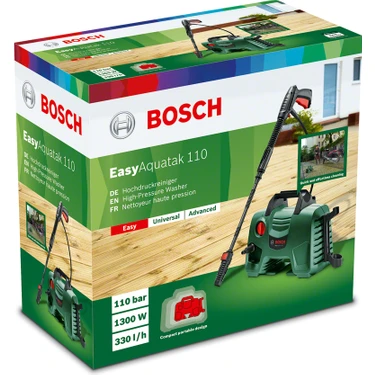 BOSCH 高圧洗浄機「EasyAquatak 110」 Bosch EasyAquatak 110 Basınçlı Yıkama 1300 W Motor Gücü ve Fiyatı