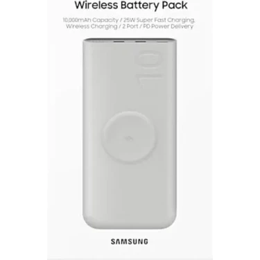 Samsung 10.000 mAh Kablosuz Powerbank EB-U2510X Plastik Kasa Fiyatı