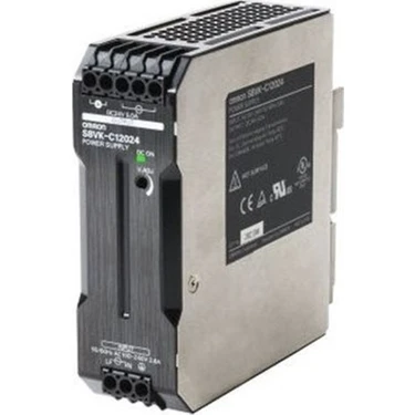 Omron S8VK-C12024 24 V DC 5A Ray Tipi Güç Kaynağı 120W Güç Özellikleri ile Yüksek