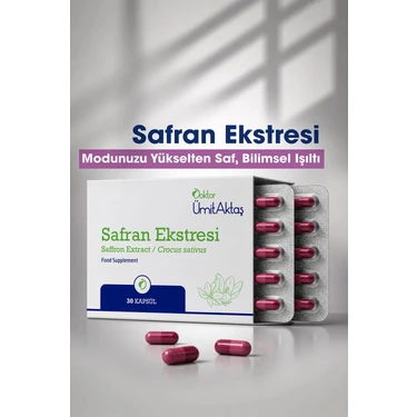 Dr. Ümit Aktaş Safran Ekstresi (Safr'inside®) 30 Kapsül — Hepsiburada ürün görseli