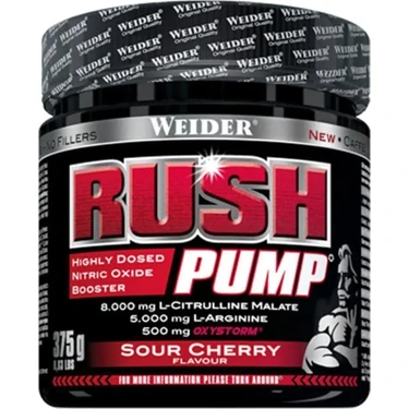 Weider Rush Pump Amino Asit Pre Workout Booster 375 g Fiyatı