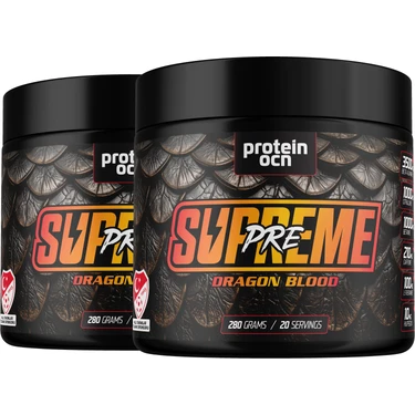 Proteinocean Preworkout Supreme Dragon Blood - 280 gr x 2 Fiyatı