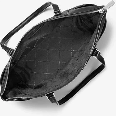 Michael Kors Charlotte Large Logo and Leather Top-Zip Tote Fiyatı