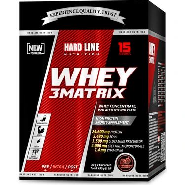 Whey 3 Matrix Çilek Protein Tozu 30 x 15 Adet 450 Gr Fiyatı