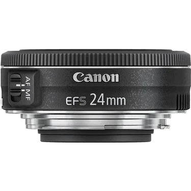 キャノン　EF-S 24mm 1:2.8 STM Canon EF-S 24 mm f/2.8 STM Lens Geniş Açı Canon Fiyatı, 4.9 Puanı İle