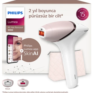 Philips Lumea 9900 Serisi BRI950/02 IPL Tüy Alma, SkinAI Fiyatı