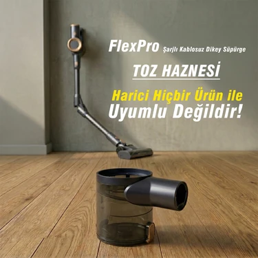 Heifer Flexpro Şarjlı Kablosuz Dikey Süpürge - Toz Haznesi Fiyatı