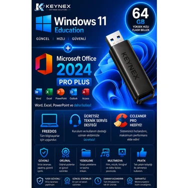 Microsoft Windows 11 Education Orijinal Retail Lisans + Fiyatı
