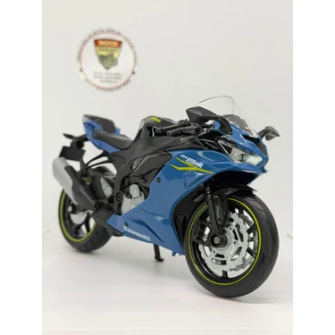 Kawasaki Ninja Zx-6r 1:12 Lacivert Diecast Motosiklet Model Fiyatı